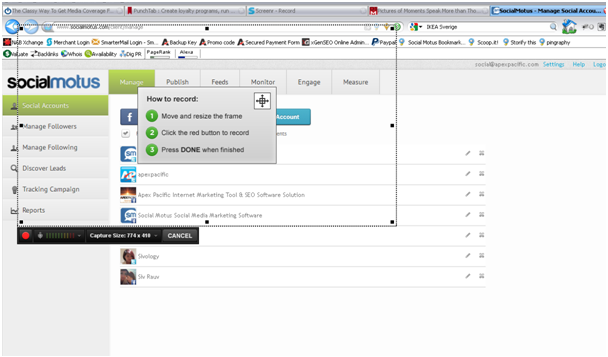 How To Use Screenr To Make Videos