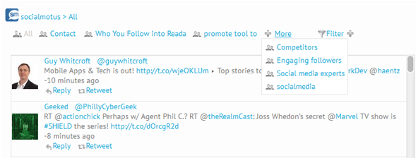 SocialMotus Twitter Feeds